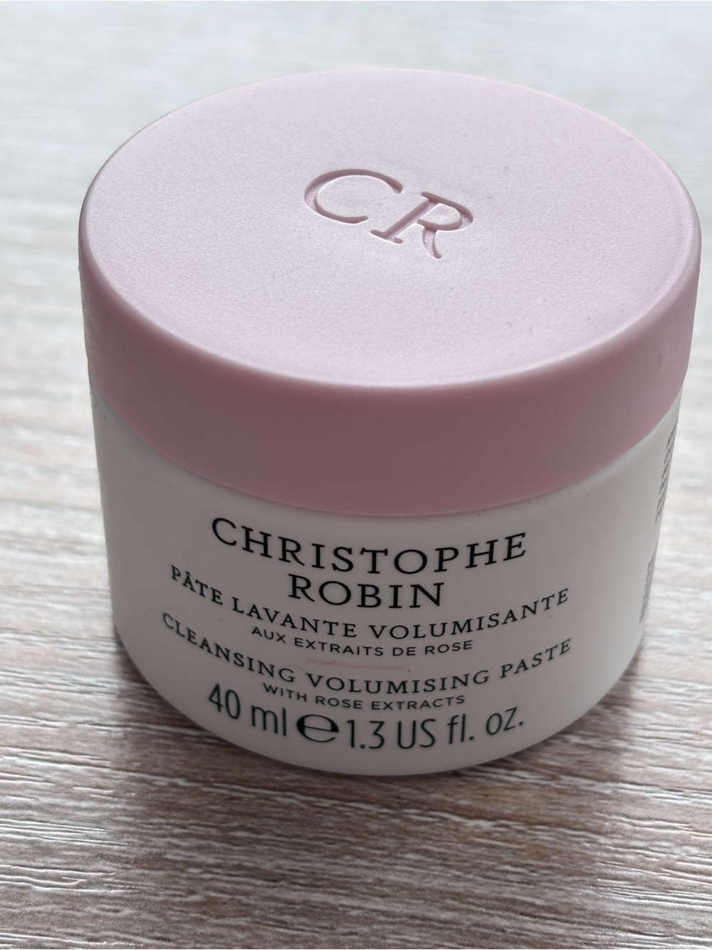 New Christophe Robin Cleansing Volumising Paste with Rose Extracts